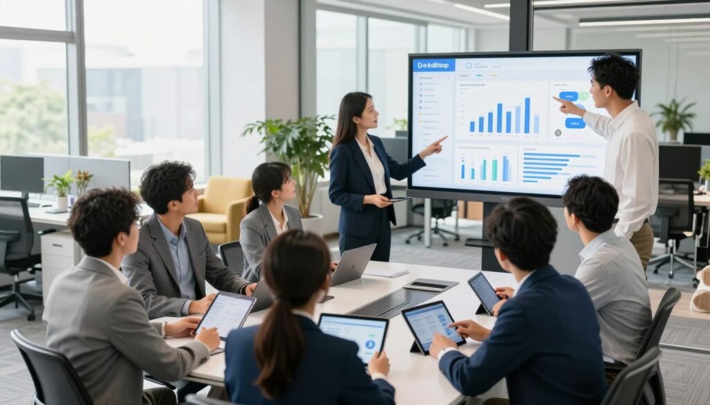 Deditop veiligheid en schaalbare bedrijfssoftware