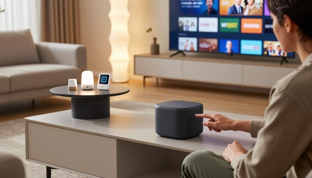 Fire TV Cube met spraakbesturing en smart home integratie