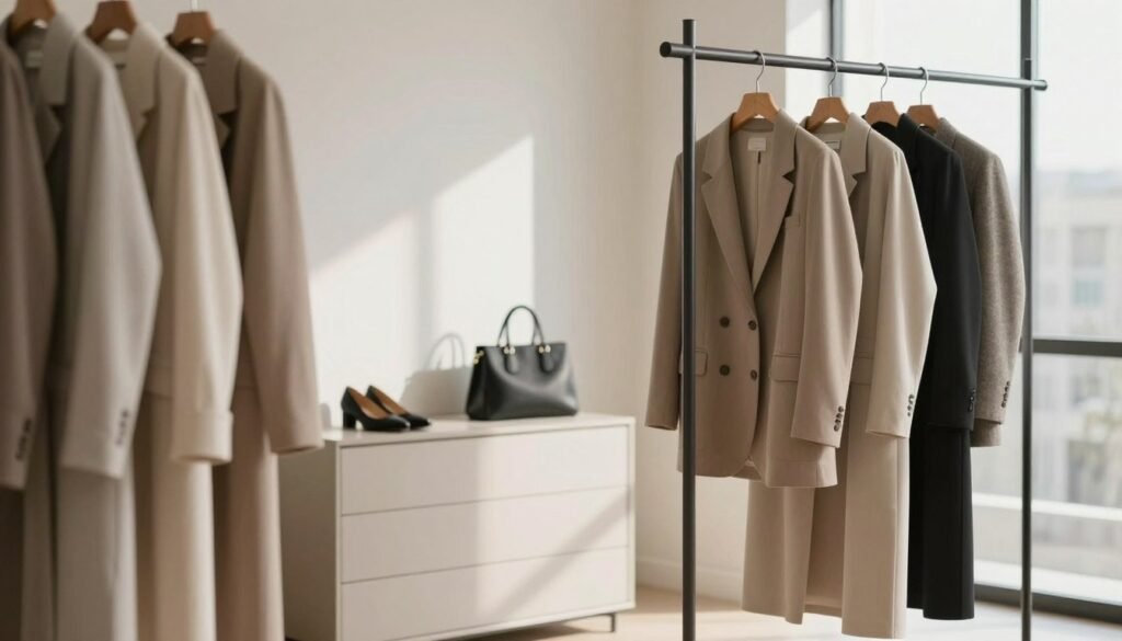 tijdloos design en minimalistische garderobe
